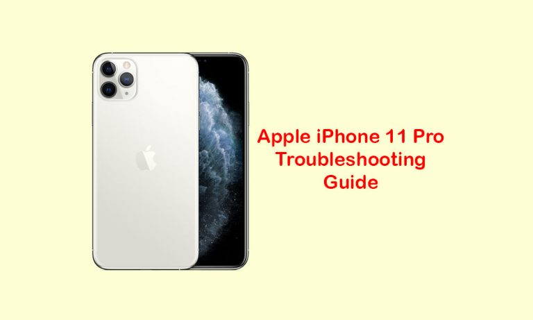 Руководство по устранению неполадок Apple iPhone 11 Pro