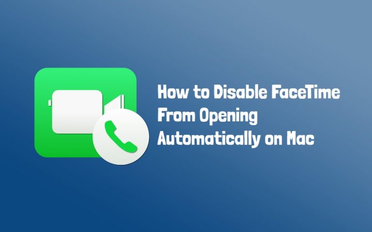 Как отключить автоматическое открытие FaceTime на Mac