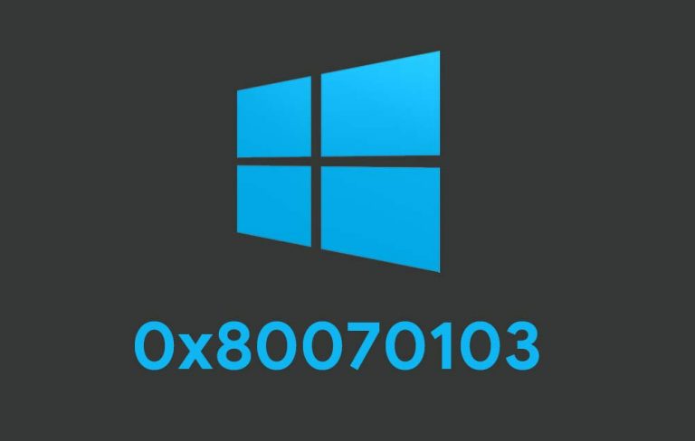 Ошибка 0x80070103 в Windows 8 или Windows 10