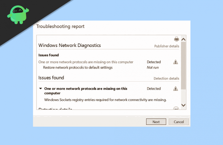 Как исправить ошибку отсутствия сетевых протоколов в Windows 10