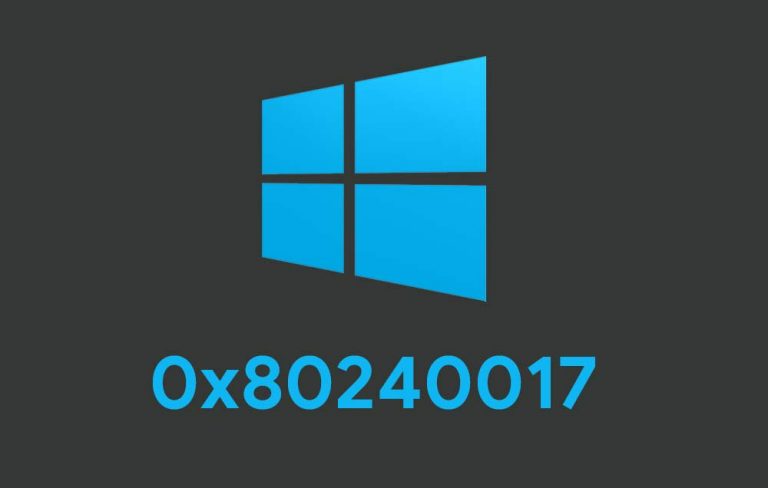 Как исправить ошибку обновления 0x80240017 в Windows 8 или 10