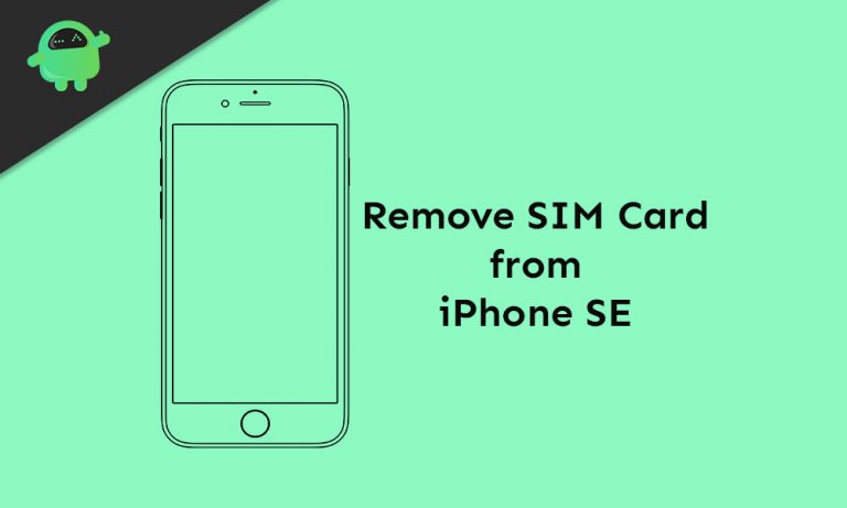 Как удалить SIM-карту из iPhone SE