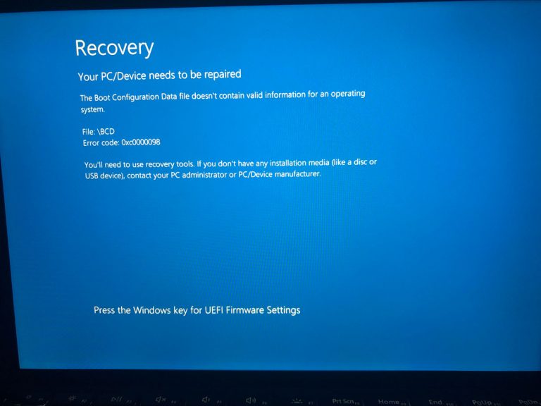 Как исправить проблемы с синим экраном Microsoft Surface