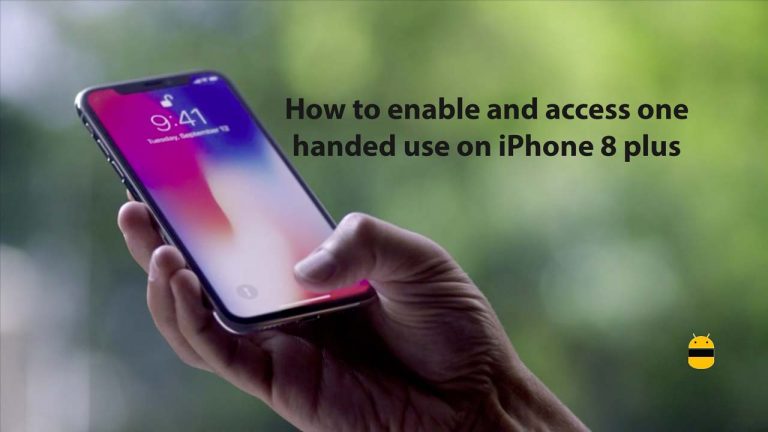 Как включить и получить доступ к использованию одной рукой на iPhone 8 plus