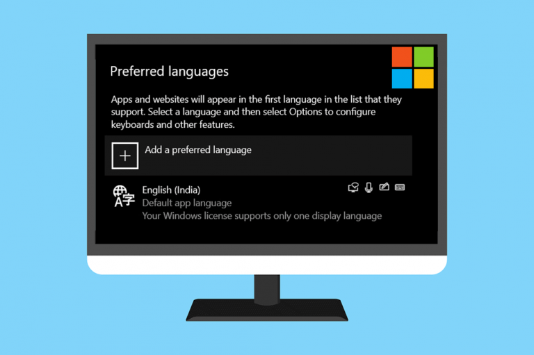 Как изменить системный язык в Windows 10