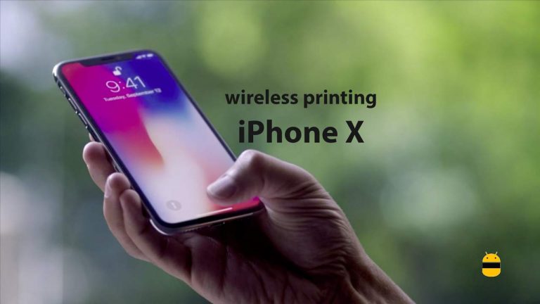 Как выполнить беспроводную печать с помощью iPhone X