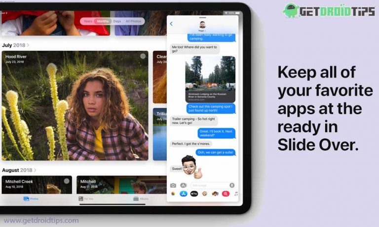 Как открыть приложение и переключаться между приложениями Slide Over на iPad