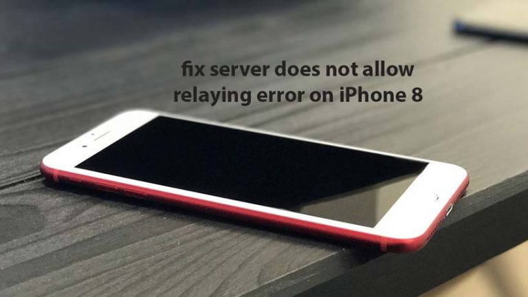 Как исправить сервер не позволяет передавать ошибку на iPhone 8