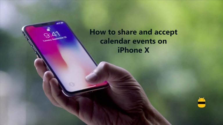 Как поделиться и принять события календаря на iPhone X