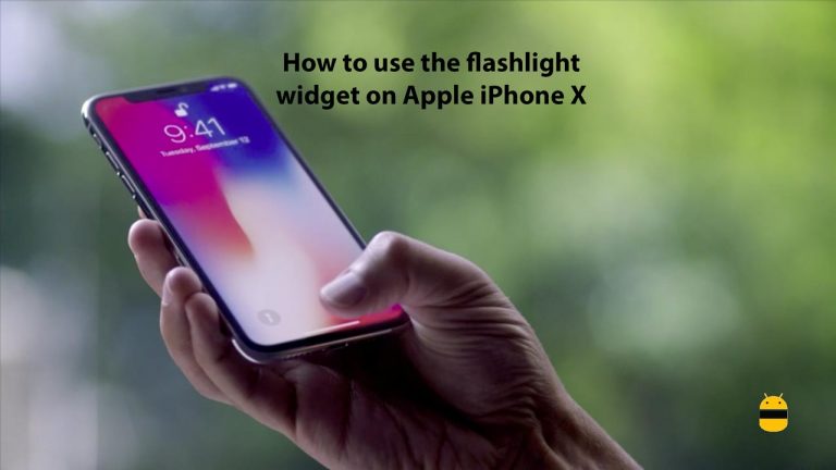 Как использовать виджет фонарика на Apple iPhone X