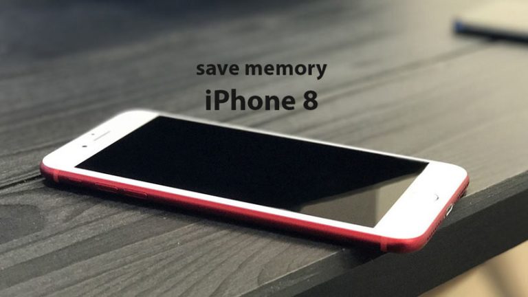 Как сэкономить место в памяти iPhone 8