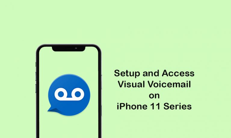 Настройка и доступ к визуальной голосовой почте на iPhone 11, 11 Pro и 11 Pro Max