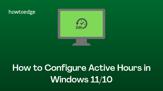 Как автоматически настроить часы активности в Windows 10