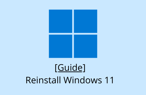 [Guide] Как переустановить Windows 11