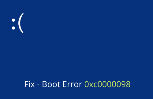 Как исправить ошибку загрузки 0xc0000098 на ПК с Windows 10