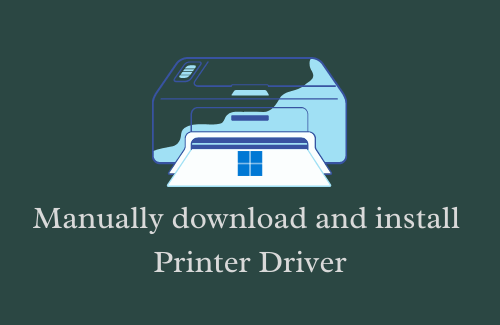 Как вручную загрузить и установить драйверы принтера в Windows 11