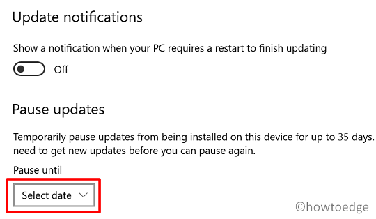 Как отложить или приостановить обновление Windows 10 21H1, май 2021 г.