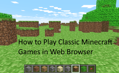 Как играть в классические игры Minecraft в веб-браузере