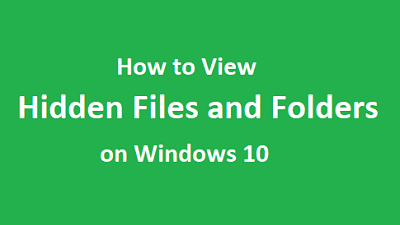 Как просматривать скрытые файлы и папки в Windows 10