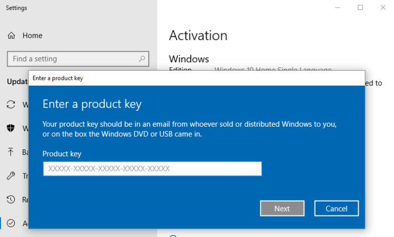Как справиться с ошибкой активации 0xc004f050 в Windows 10/11