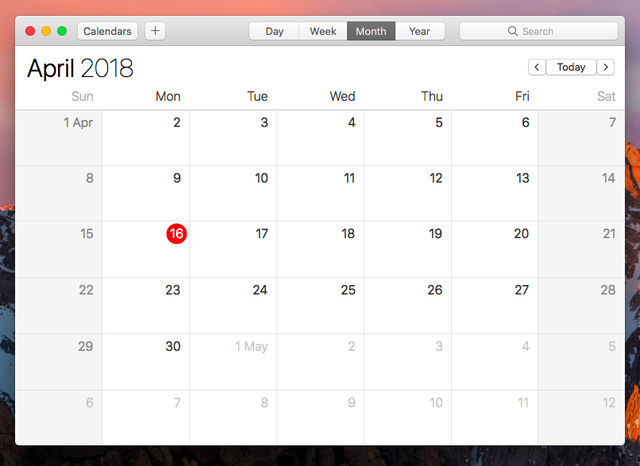 Как управлять своим календарем на Mac