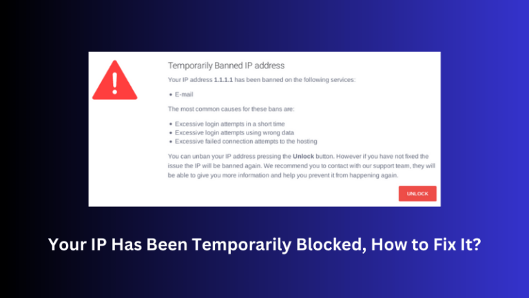Ваш IP был временно заблокирован, как это исправить?