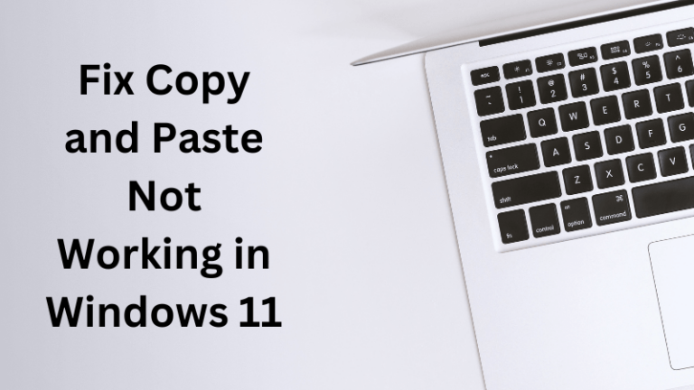 Исправить копирование и вставку, не работающие в Windows 11