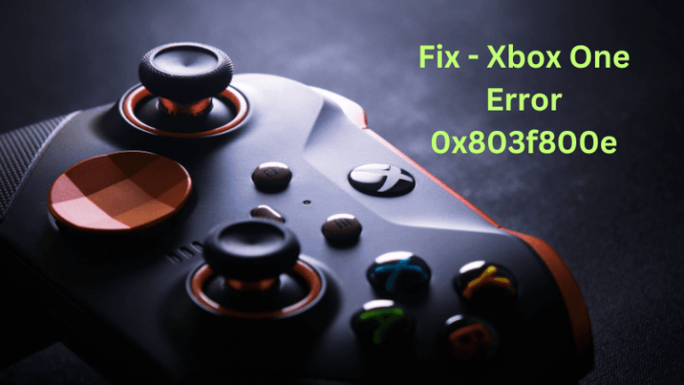 Как исправить ошибку Xbox One 0x803f800e