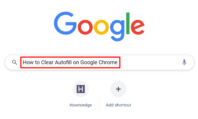 Как очистить записи автозаполнения в Chrome
