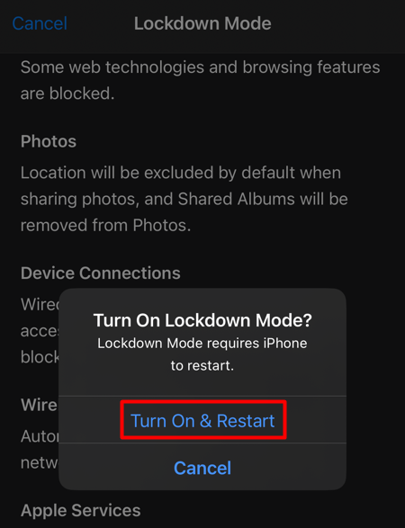 Что такое режим блокировки на iPhone?  Как включить это?